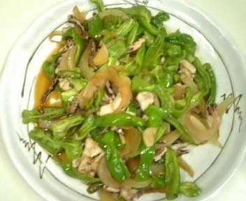 イカの炒め物