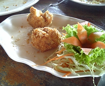 タイ釣行記 3日目昼食